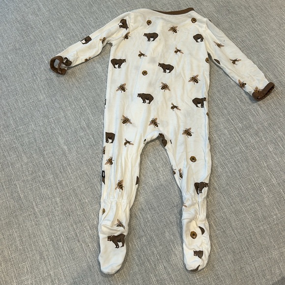 Kyte baby zippered footie - bears and bees - Picture 2 of 3